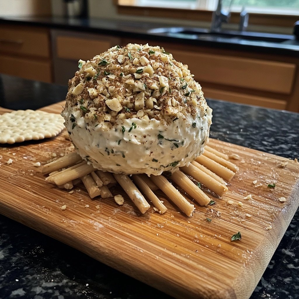 Spiced Nut Cheese Ball