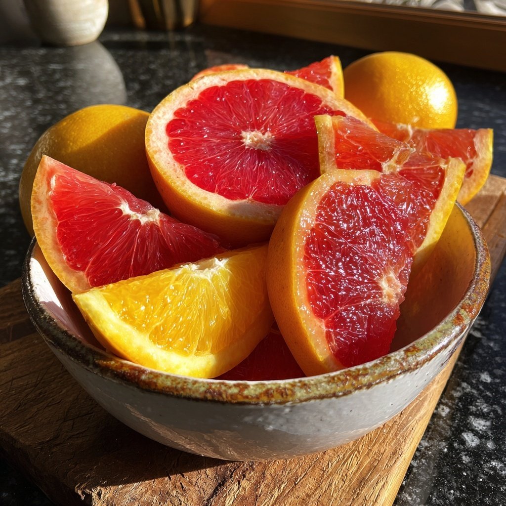 Pomelo Grapefruit Winter Fruit Bowl