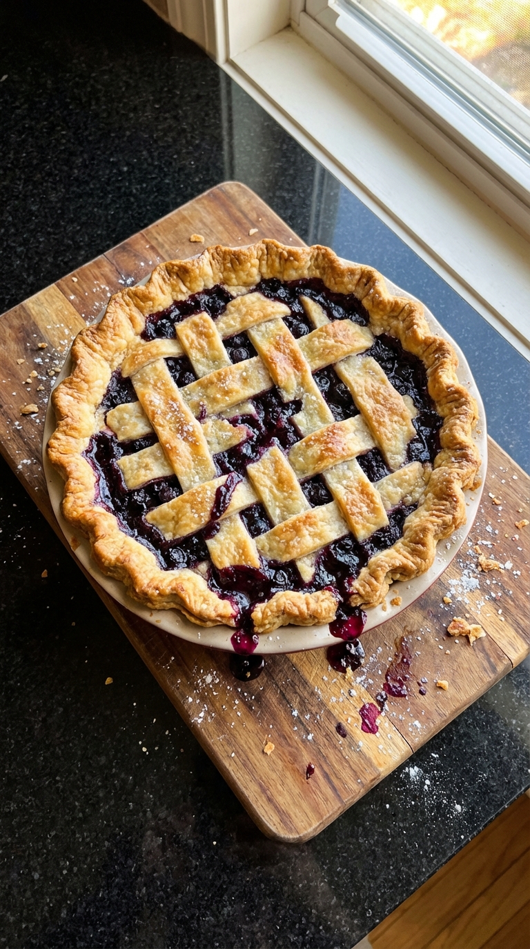 Blueberry Comfort Pie