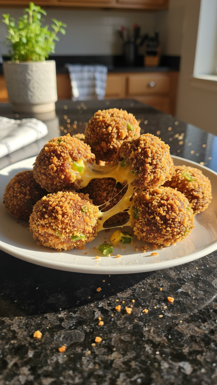 Beef and Cheese Jalapeno Balls