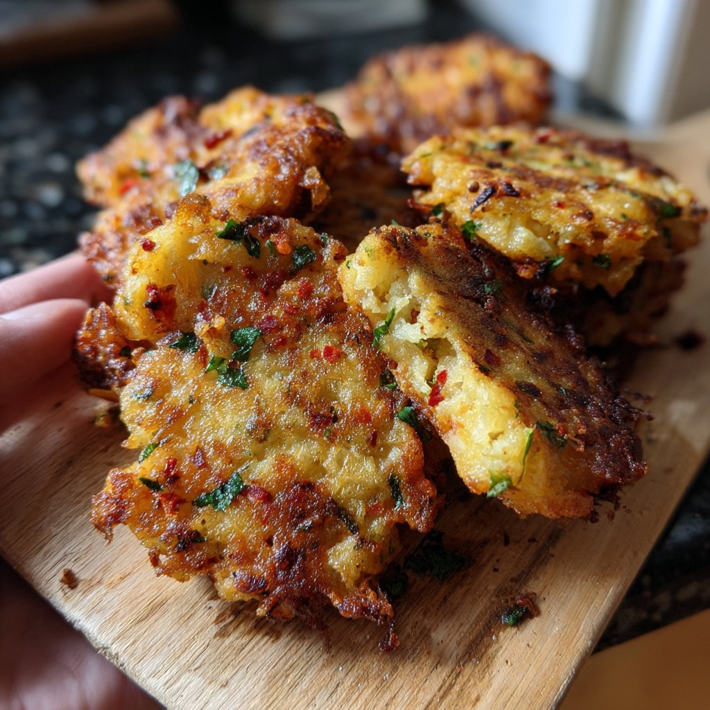 Smoky Paprika Potato Fritters