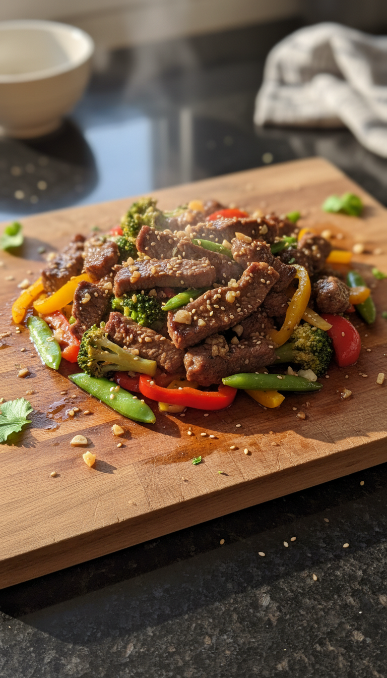 Garlic Butter Beef Stir-fry