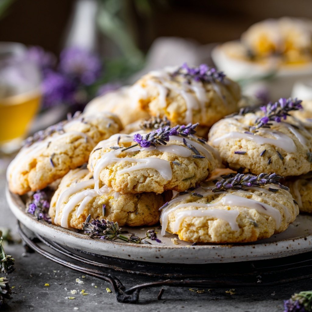 Lavender Lemon Sugar Cookies