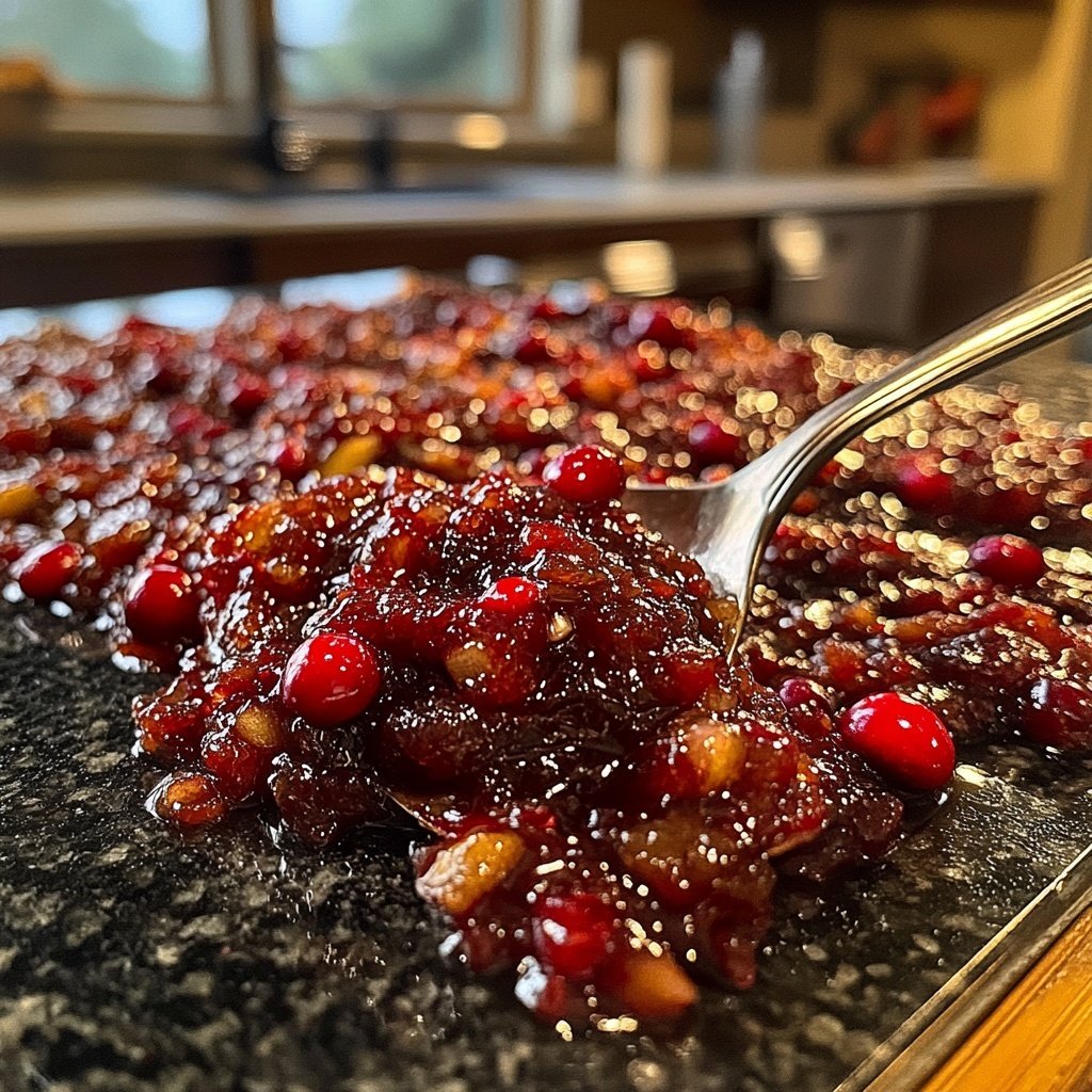 Cranberry Apple Chutney for Cheese and Roasted Meats