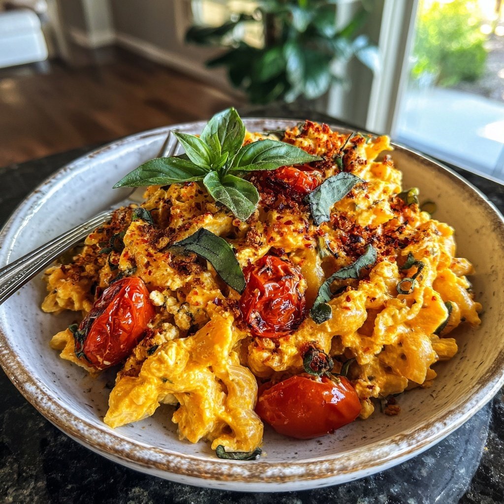Roasted Tomato Feta Pasta