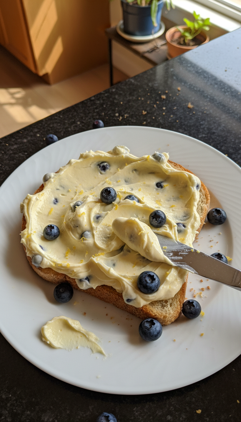 Lemon Blueberry Cream Cheese Spread