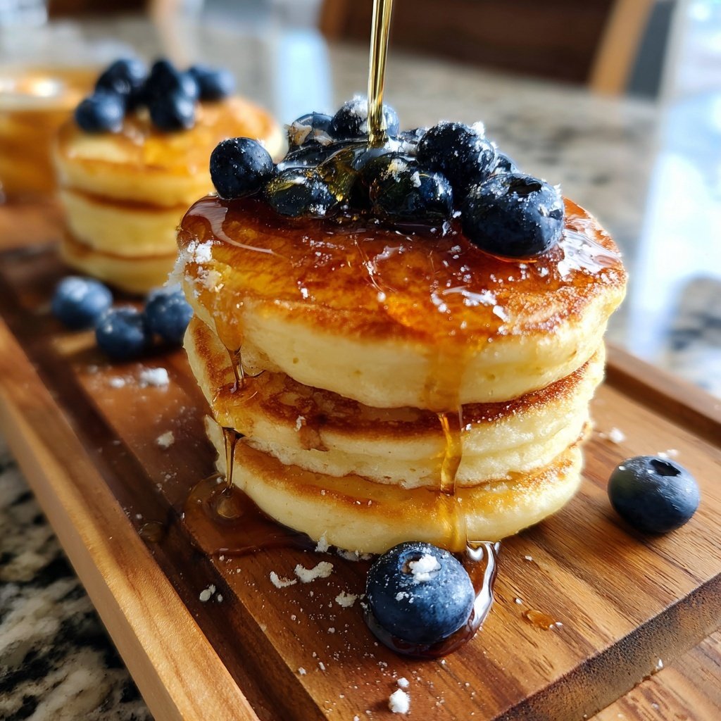 Buttermilk Pancake Cupcake Towers
