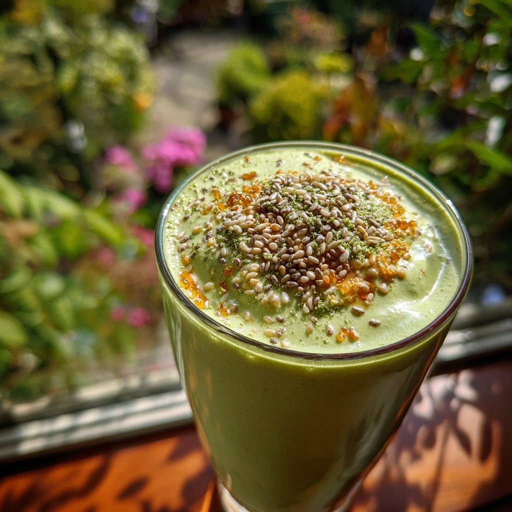 Avocado Vanilla Protein Shake