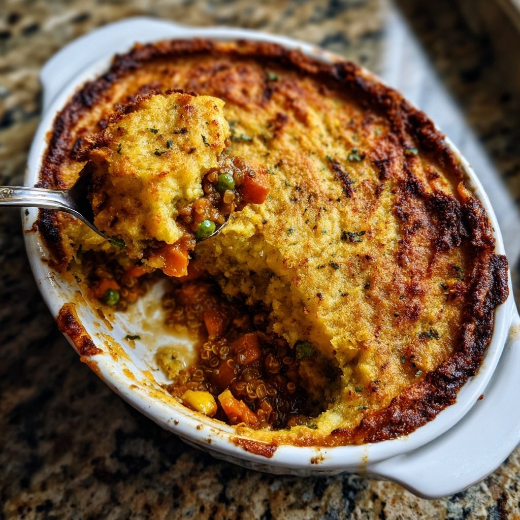 Savory Quinoa-Stuffed Shepherd's Pie