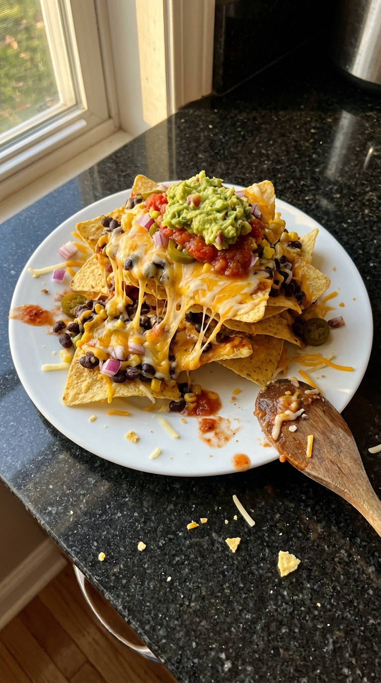 Loaded Veggie Nacho Stacks