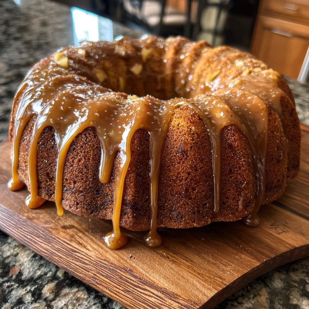 Caramel Apple Bundt Cake