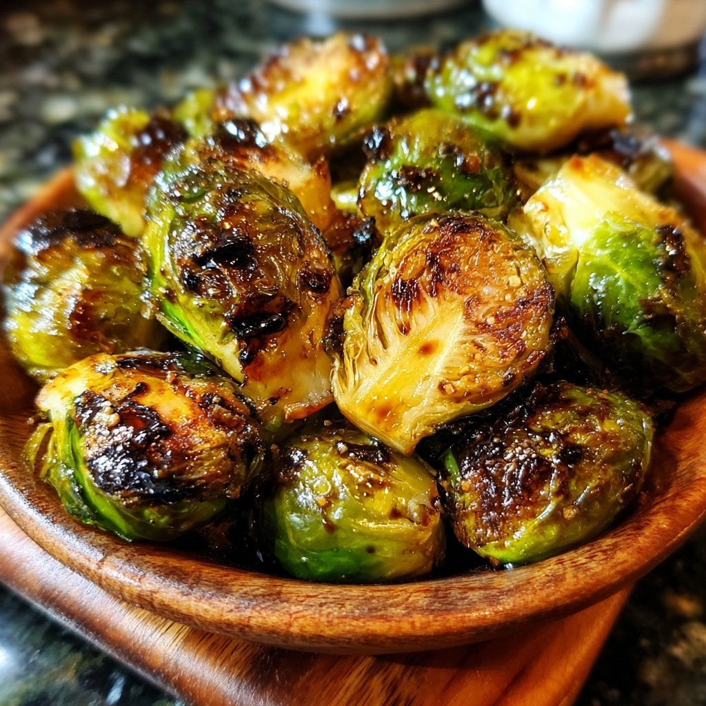 Balsamic Roasted Brussels Sprouts