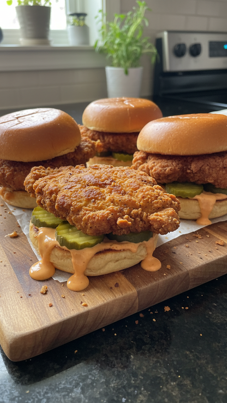 Cajun Chicken Sliders with Ranch