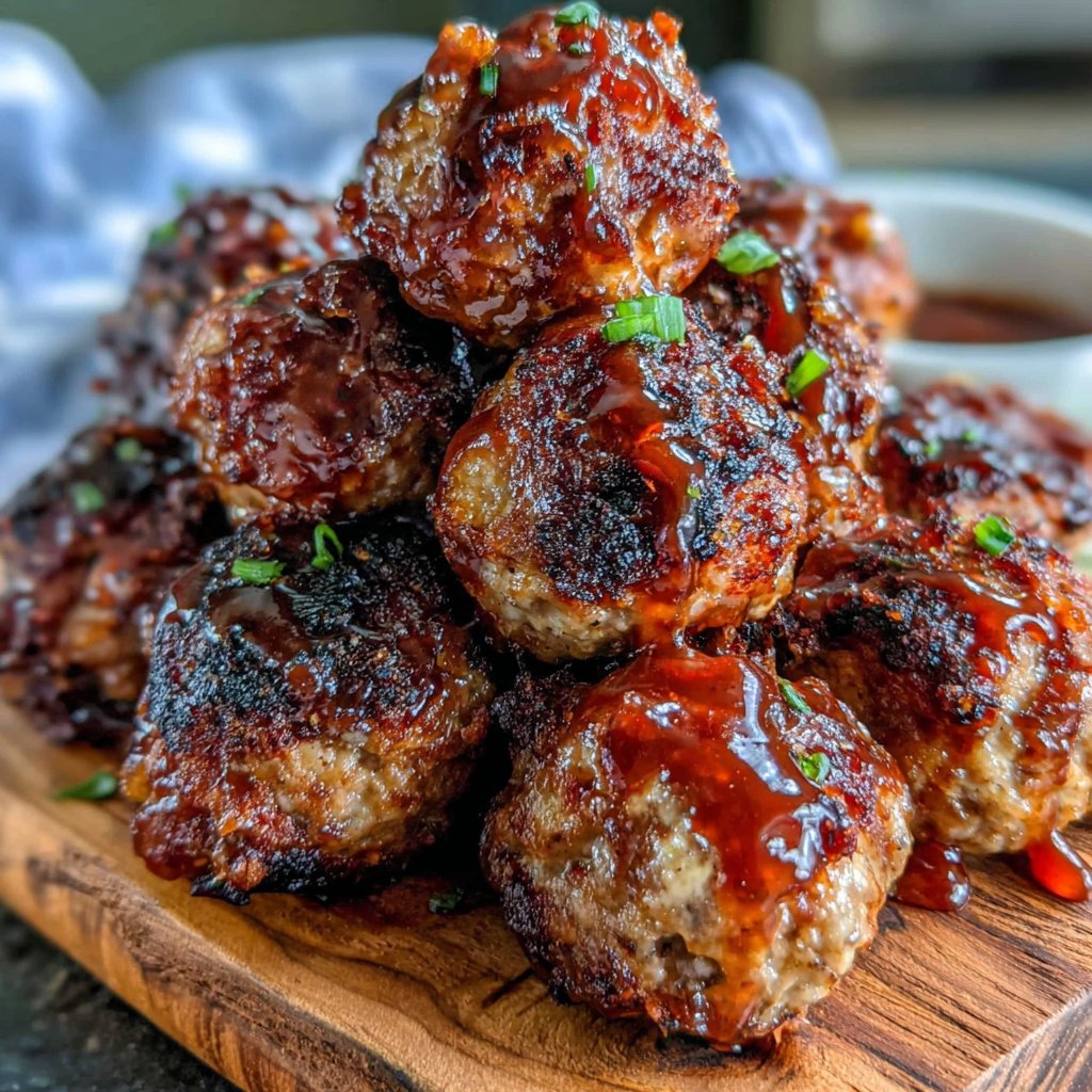 Barbecue Hamburger Meatballs