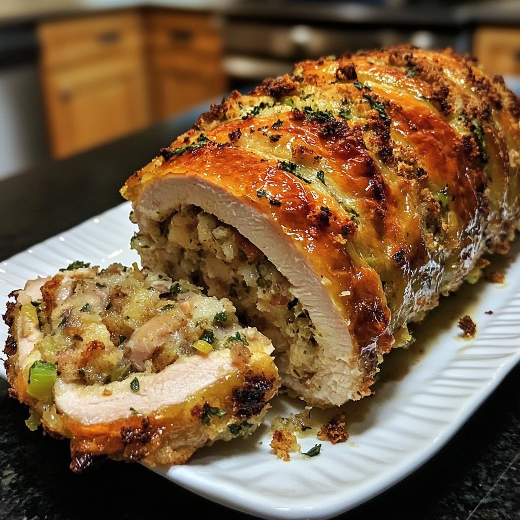 Stuffed Turkey Roll