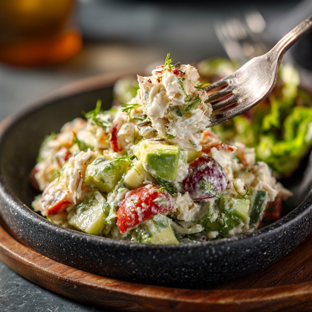 Creamy Avocado and Crab Salad