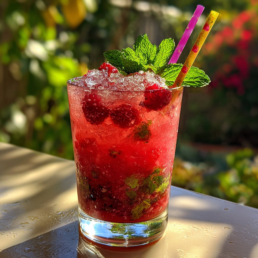 Watermelon Raspberry Cooler